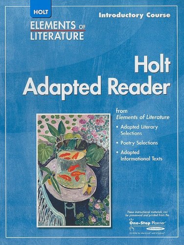 Holt Adapted Reader, Introductory Course   2006 9780030798016 Front Cover