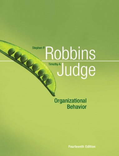 Organizational Behavior  14th 2011 9780136124016 Front Cover