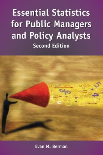 Essential Statistics for Public Managers and Policy Analysts  2nd 2005 (Revised) 9780872893016 Front Cover