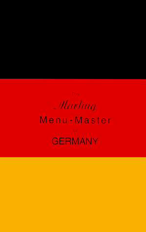 Marling Menu-Master for Germany N/A 9780912818016 Front Cover