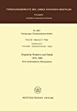 Englische Rhetorik Und Poetik 1479 – 1660: Eine Systematische Bibliographie  1985 9783531032016 Front Cover