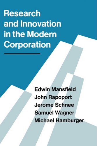 Research and Innovation in the Modern Corporation  N/A 9780393933017 Front Cover