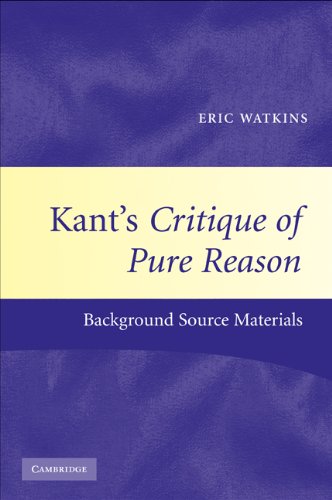 Kant's Critique of Pure Reason   2009 9780521787017 Front Cover