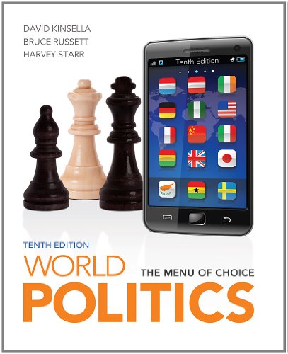 World Politics The Menu for Choice 10th 2013 (Revised) 9781111772017 Front Cover