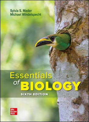 ESSENTIALS OF BIOLOGY (LOOSELEAF)       N/A 9781260780017 Front Cover
