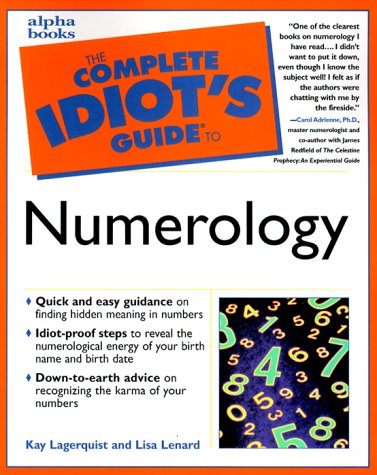 Complete Idiot's Guide to Numerology   1999 9780028632018 Front Cover