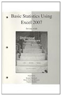 Basic Statistics Using Excel to accompany Statistical Techniques in Business and Economics  14th 2010 9780077270018 Front Cover