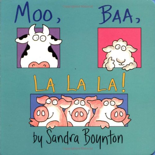 Moo, Baa, la la La!   1995 9780671449018 Front Cover