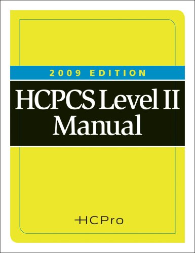 HCPCS Level II Manual  2008 9781601461018 Front Cover