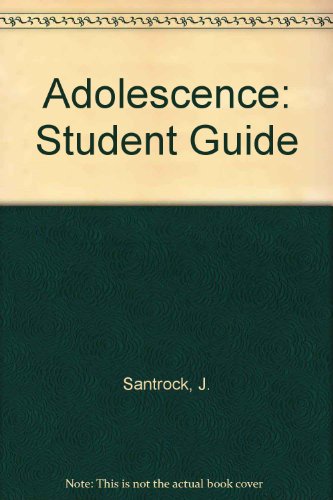 Adolescence:  9th 2002 9780072492019 Front Cover