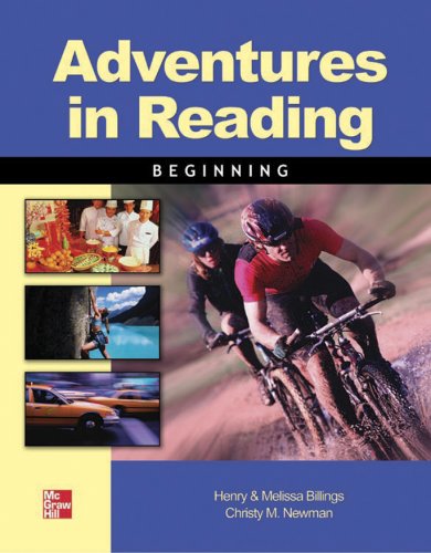 Adventures in Reading Beginning Student Book   2003 (Student Manual, Study Guide, etc.) 9780072546019 Front Cover