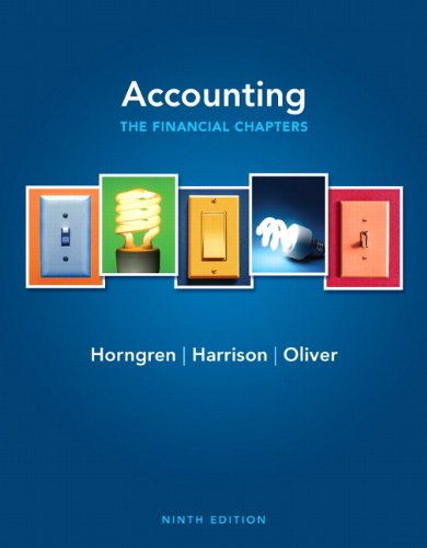 Accounting, Chapters 1-23  9th 2012 9780132569019 Front Cover