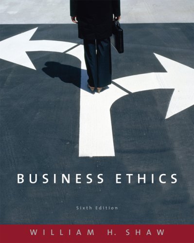 Business Ethics  6th 2008 (Revised) 9780495095019 Front Cover