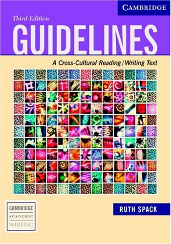 Guidelines A Cross-Cultural Reading/Writing Text 3rd 2006 (Revised) 9780521613019 Front Cover