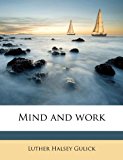 Mind and Work  N/A 9781176834019 Front Cover