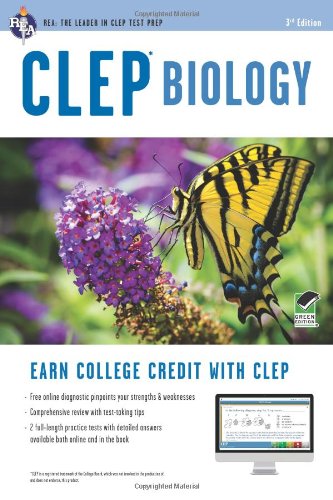 Clep Biology + Online Practice Tests:   2013 9780738611020 Front Cover