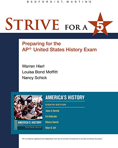 Strive for a 5 for America's History  8th 2014 9781457629020 Front Cover