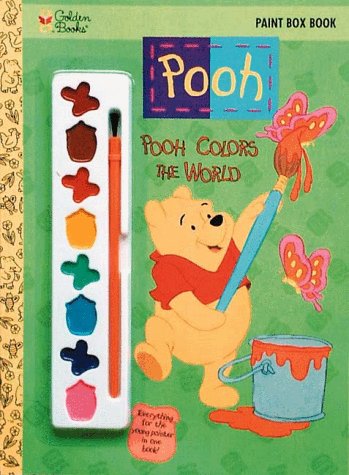 Pooh Colors the World : Paint Box Book N/A 9780307092021 Front Cover