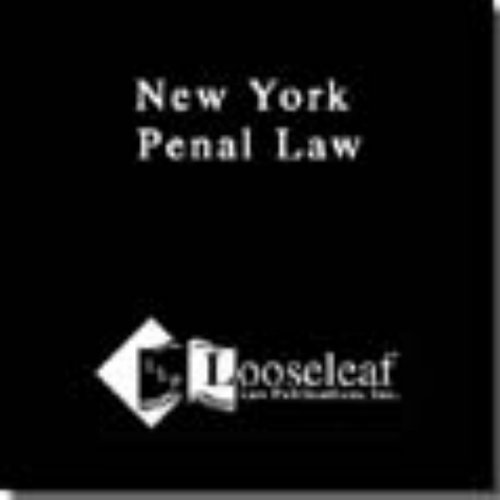 Penal Law of New York State   2015 9780930137021 Front Cover