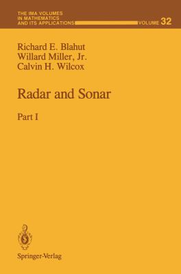 Radar and Sonar Part I  1991 9781468471021 Front Cover