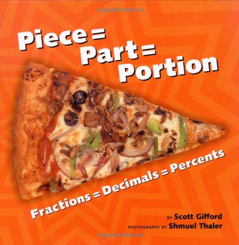 Piece = Part = Portion Fractions = Decimals = Percents  2003 9781582461021 Front Cover