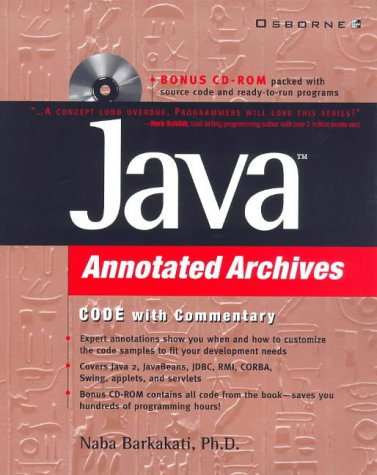 Java Annotated Archives 1st 1999 9780072119022 Front Cover