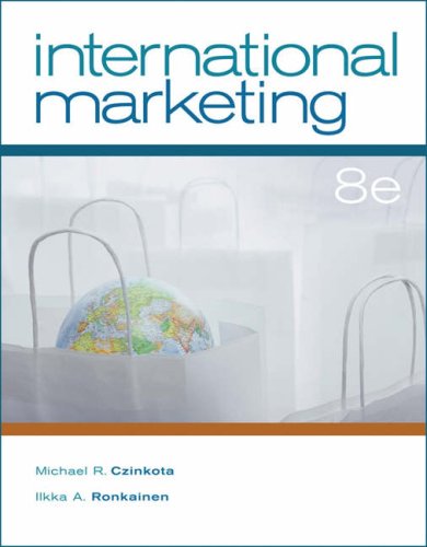 International Marketing  8th 2007 9780324317022 Front Cover