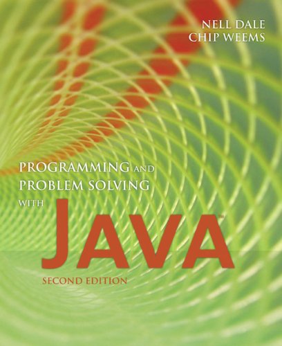 Programming and Problem Solving with Java  2nd 2008 (Revised) 9780763734022 Front Cover