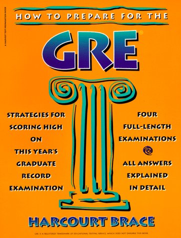 How to Prepare for the Graduate Record Examination (GRE) 3rd (Revised) 9780156007023 Front Cover