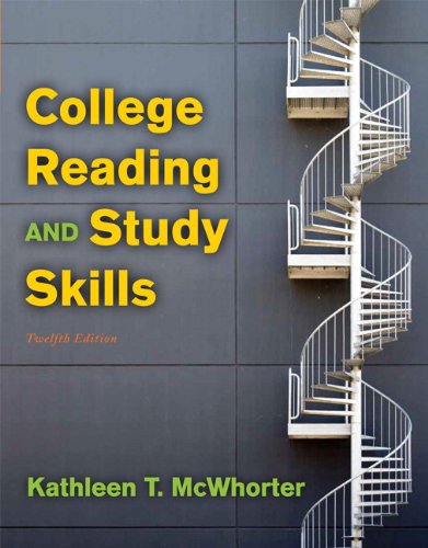 College Reading and Study Skills  12th 2013 (Revised) 9780205213023 Front Cover