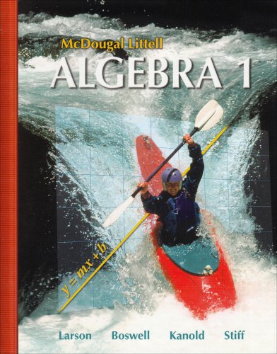 Algebra 1 1st 2006 9780618594023 Front Cover