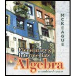 Elementary and Intermediate Algebra A Combined Course  2000 9780030395024 Front Cover