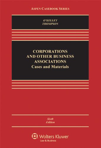 Corporations and Other Business Associations Cases and Materials 6e 6th 2010 (Revised) 9780735586024 Front Cover