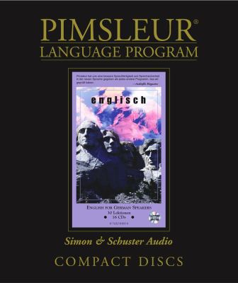 English for German Speakers : Learn to Speak and Understand English as a Second Language with Pimsleur Language Programs  2001 9780743505024 Front Cover