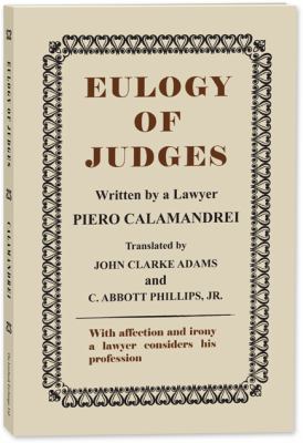 Eulogy of Judges  N/A 9781584779025 Front Cover