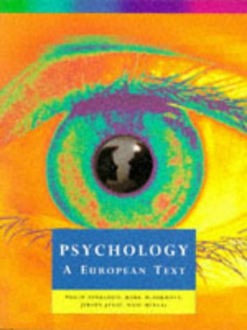 Psychology A European Text  1995 9780004990026 Front Cover
