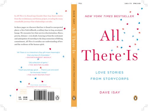 All There Is Love Stories from StoryCorps N/A 9780143123026 Front Cover