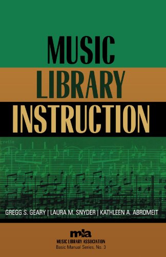 Music Library Instruction   2004 9780810850026 Front Cover