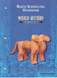 World History : Countries and Customs: Block Scheduling Handbook Revised  9780030505027 Front Cover