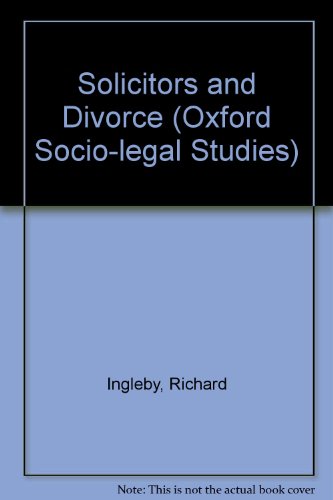 Solicitors and Divorce   1992 9780198257028 Front Cover