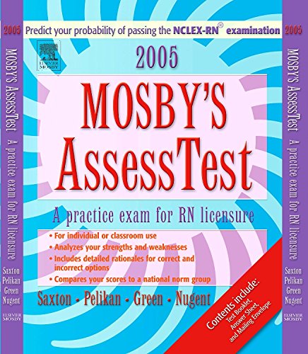 Mosby's 2005 Unsecured AssessTest  4th 2005 (Revised) 9780323031028 Front Cover