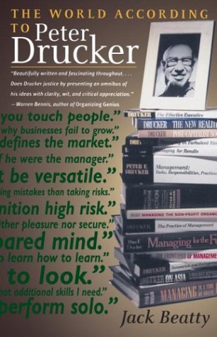 World According to Peter Drucker  Reprint  9780767903028 Front Cover