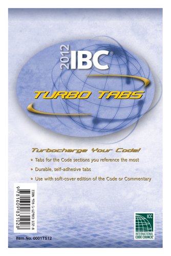 2012 International Building Code Turbo Tabs for Soft Cover Edition   2011 9781609831028 Front Cover