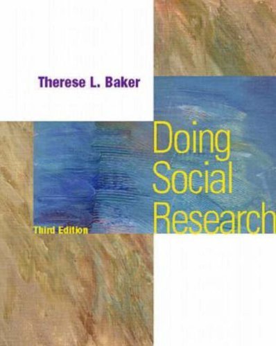 Doing Social Research  3rd 1999 (Revised) 9780070060029 Front Cover