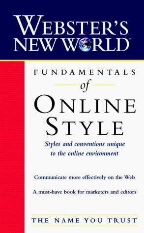 Webster's New World Fundamentals : Online Style N/A 9780028636030 Front Cover