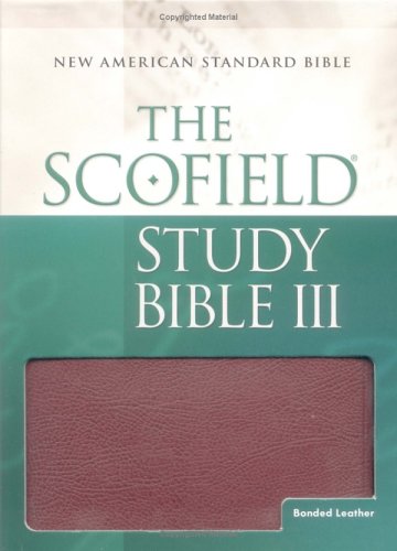 Scofieldï¿½ Study Bible III, NASB New American Standard Bible N/A 9780195279030 Front Cover