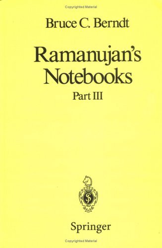 Ramanujan's Notebooks  2nd 1991 9780387975030 Front Cover
