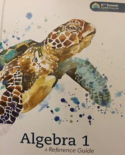 Algebra 1 A Reference Guide K12 Summit Curriculum 1st 9781601535030 Front Cover
