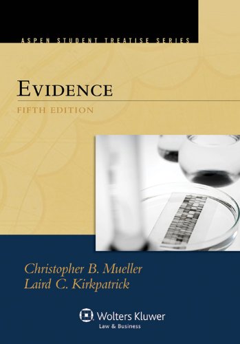 Evidence  5th 2012 (Revised) 9781454804031 Front Cover