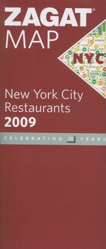 2009 New York City Restaurants Map  2008 9781604780031 Front Cover